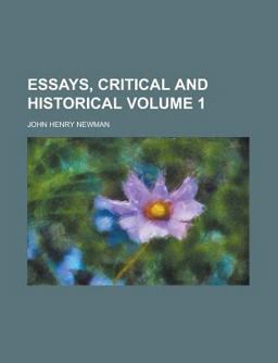 Essays, Critical and Historical