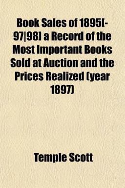 Book Sales of 1895[-97/98]