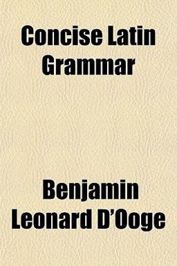 Concise Latin Grammar
