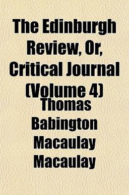 The Edinburgh Review, or, Critical Journal