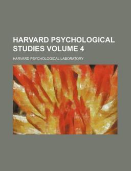 Harvard Psychological Studies