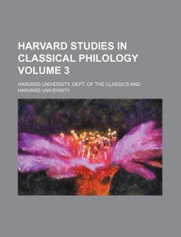 Harvard Studies in Classical Philology