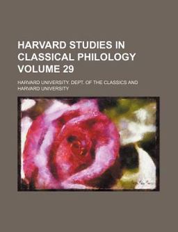 Harvard Studies in Classical Philology