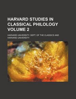 Harvard Studies in Classical Philology