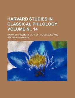 Harvard Studies in Classical Philology