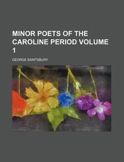 Minor Poets of the Caroline Period