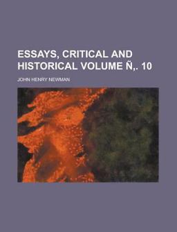 Essays, Critical and Historical