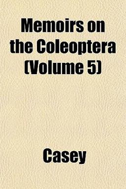 Memoirs on the Coleoptera