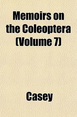 Memoirs on the Coleoptera