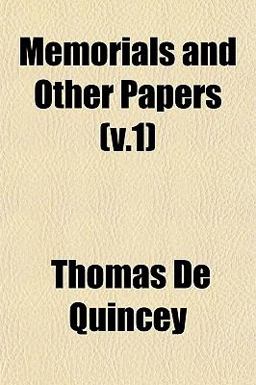 Memorials and Other Papers