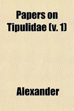 Papers on Tipulidae