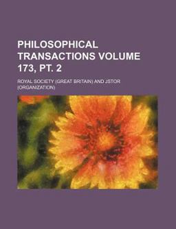 Philosophical Transactions (Lxxv, Pt