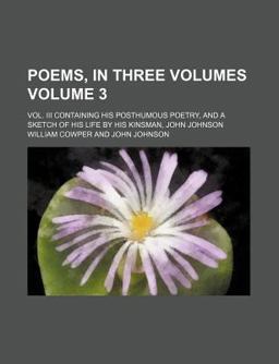 Poems, in Three