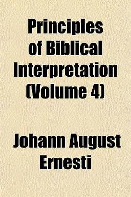 Principles of Biblical Interpretation