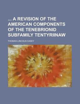 A Revision of the American Components of the Tenebrionid Subfamily Tentyriinaw