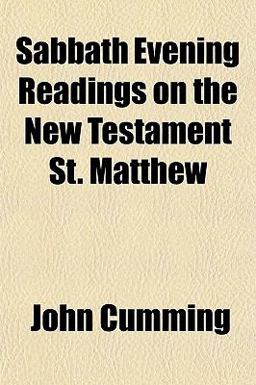 Sabbath Evening Readings on the New Testament St Matthew