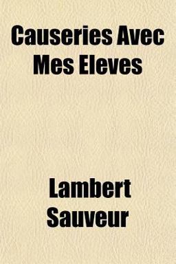 Causeries Avec Mes Eleves