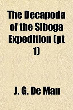 The Decapoda of the Siboga Expedition