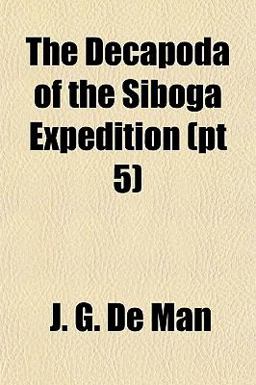 The Decapoda of the Siboga Expedition