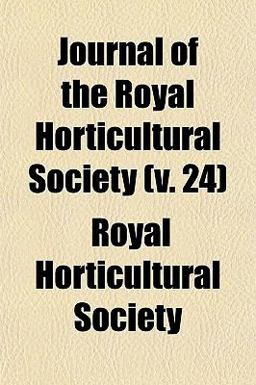 Journal of the Royal Horticultural Society