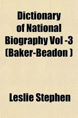 Dictionary of National Biography