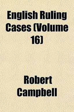 English Ruling Cases