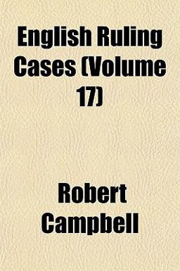 English Ruling Cases