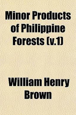 Minor Products of Philippine Forests