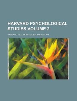 Harvard Psychological Studies