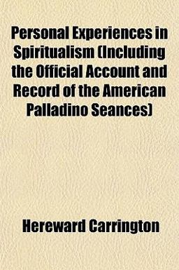 Personal Experiences in Spiritualism