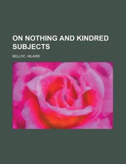 On Nothing and Kindred Subjects