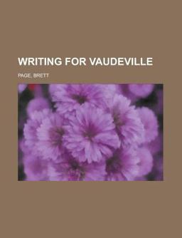 Writing for Vaudeville