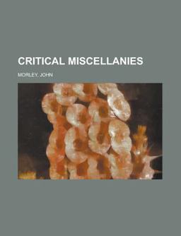 Critical Miscellanies