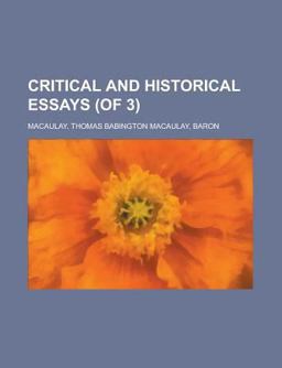 Critical and Historical Essays