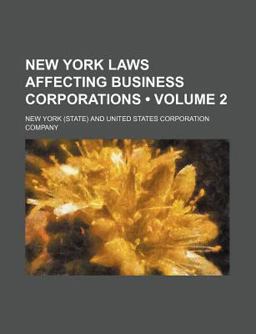 New York Laws Affecting Business Corporations