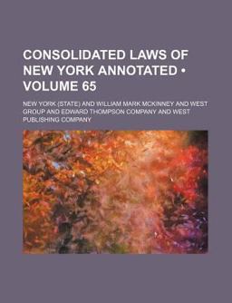 Consolidated Laws of New York Annotated