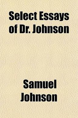 Select Essays of Dr Johnson