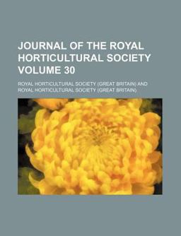 Journal of the Royal Horticultural Society
