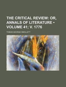 The Critical Review; or, Annals of Literature