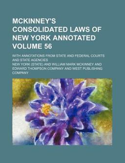 Consolidated Laws of New York Annotated