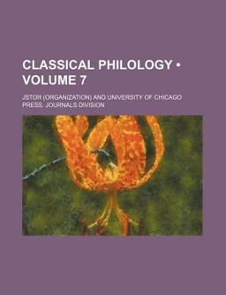 Classical Philology Classical Philology