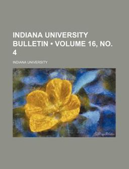Indiana University Bulletin