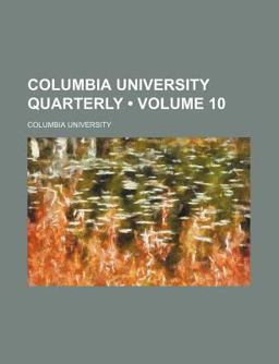 Columbia University Quarterly
