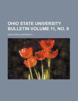 Ohio State University Bulletin