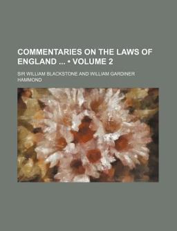 Commentaries on the Laws of England