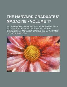 The Harvard Graduates' Magazine