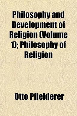 Philosophy and Development of Religion; Philosophy of Religion