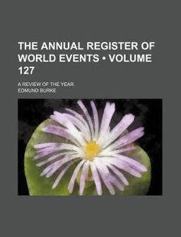 The Annual Register of World Events; a Review of the Year