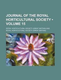Journal of the Royal Horticultural Society