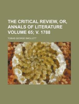 The Critical Review; or, Annals of Literature